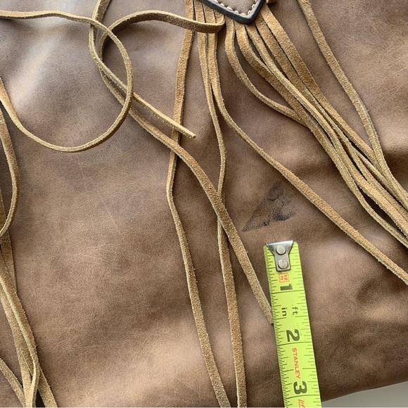 Merona Leather Tote Handbag‎ Brown - Picture 3 of 8